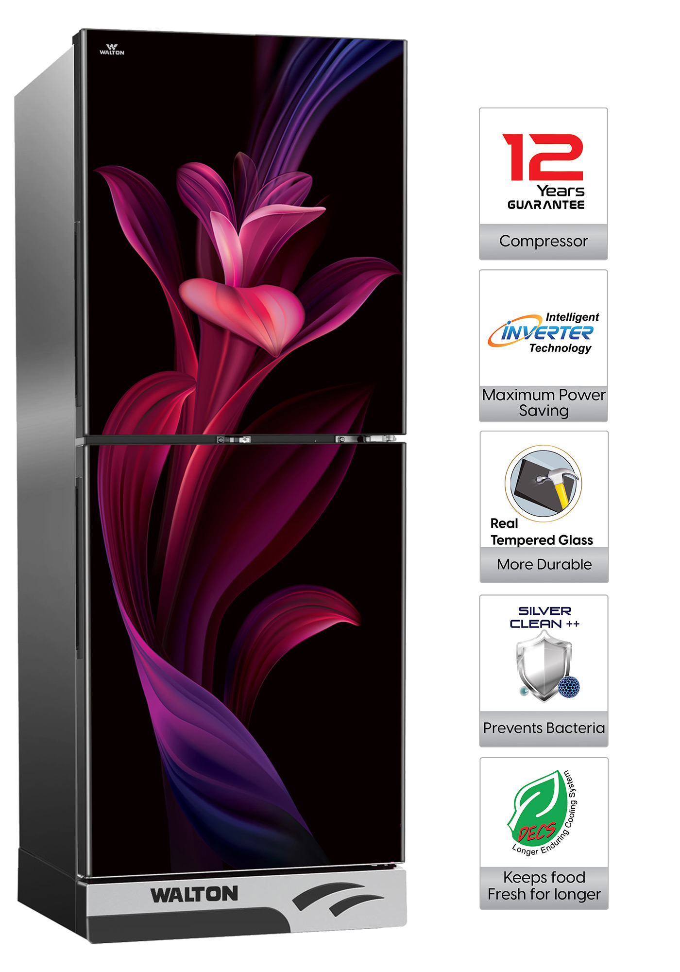 【新品未開封】A Walton Collection CDBOX Walton Direct Cool Refrigerator 348L | WFC-3D8-GDXX-XX (Inverter)